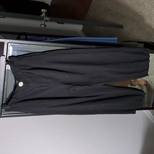 & Other Stories Wide Leg Linen Blend Trouser